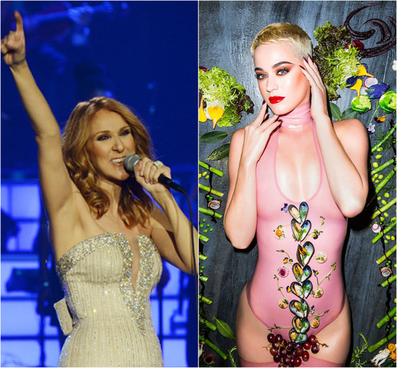 Katy Perry, Celine Dion Katy Perry, Celine Dion